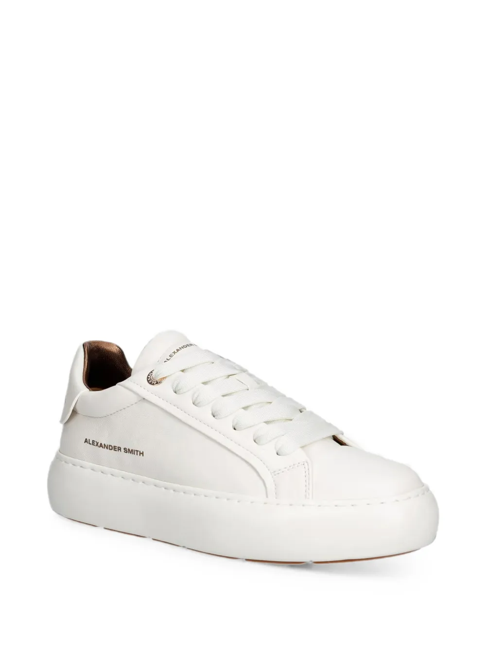 Alexander Smith Soho logo-print platform sneakers Wit
