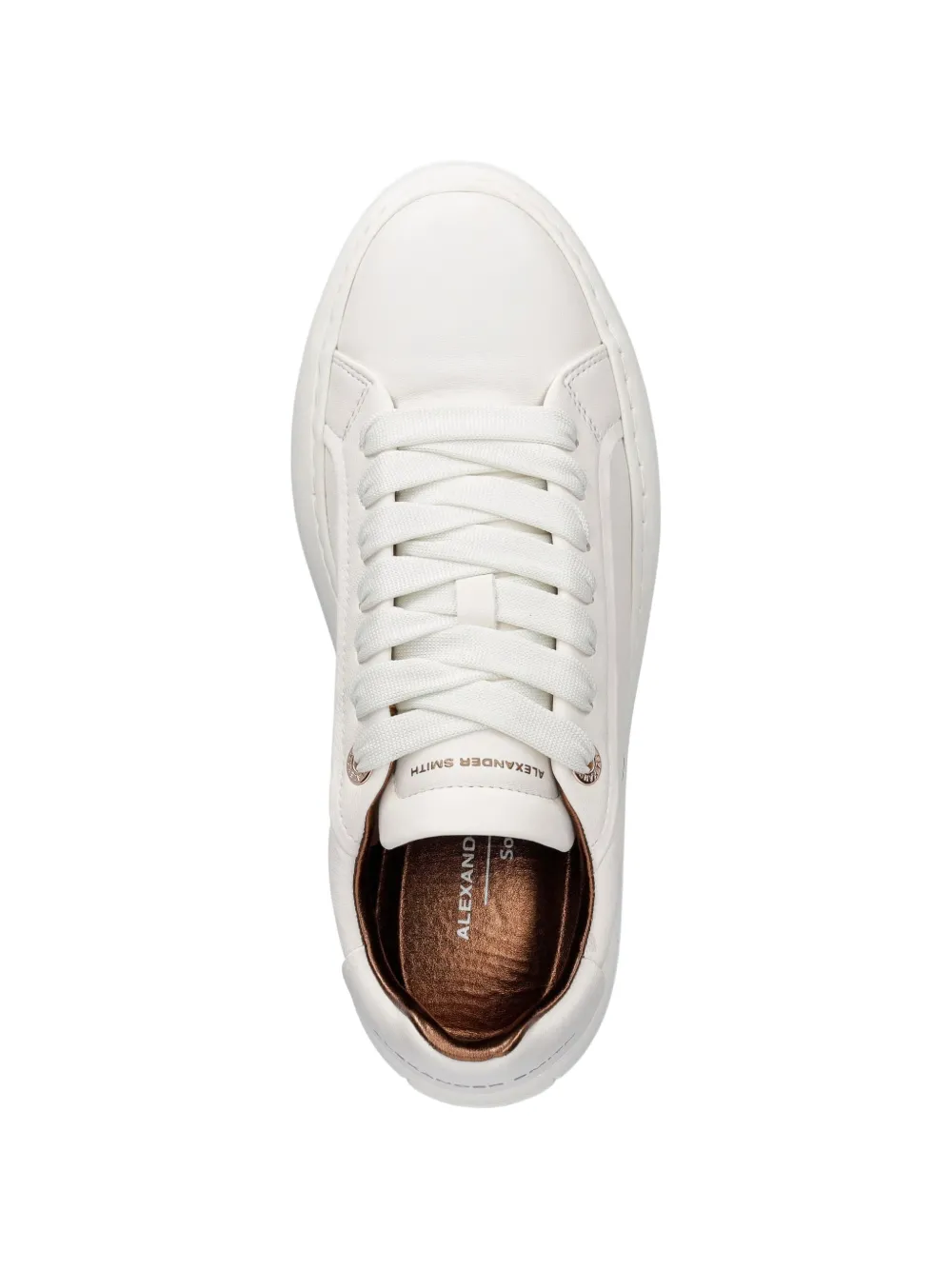Alexander Smith Soho logo-print platform sneakers Wit