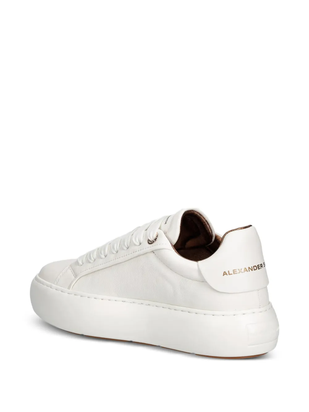 Alexander Smith Soho logo-print platform sneakers Wit
