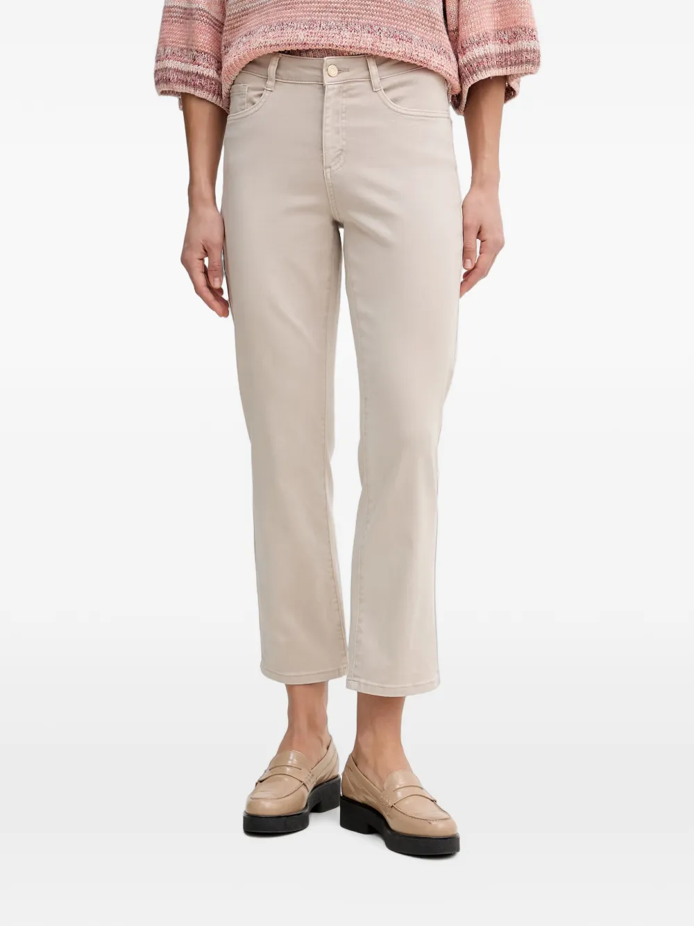 Joseph Ribkoff Jeans dritti con placca logo - Toni neutri
