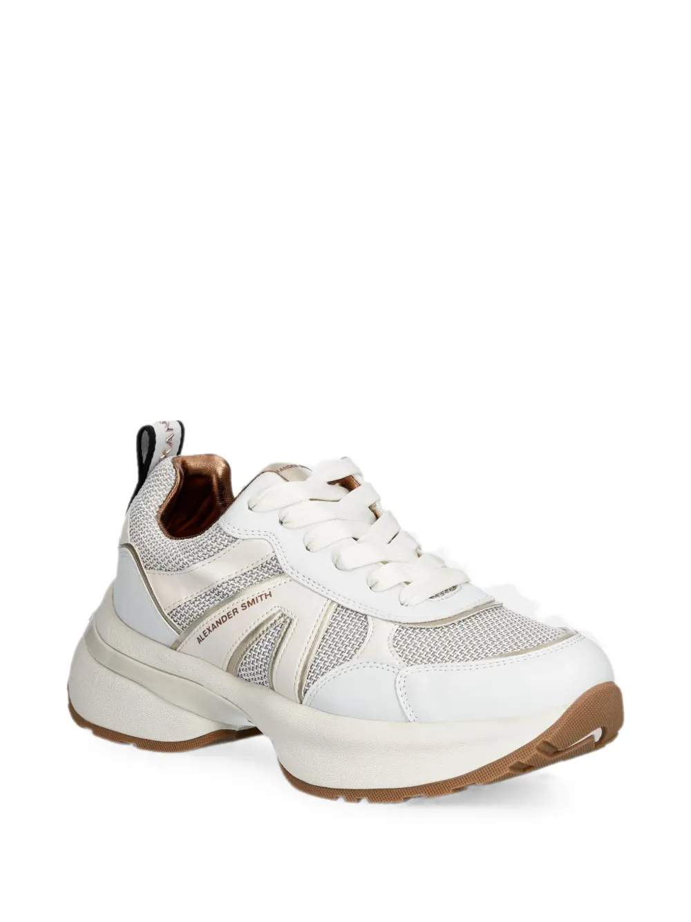 Alexander Smith Victoria chunky-sole panelled sneakers Wit
