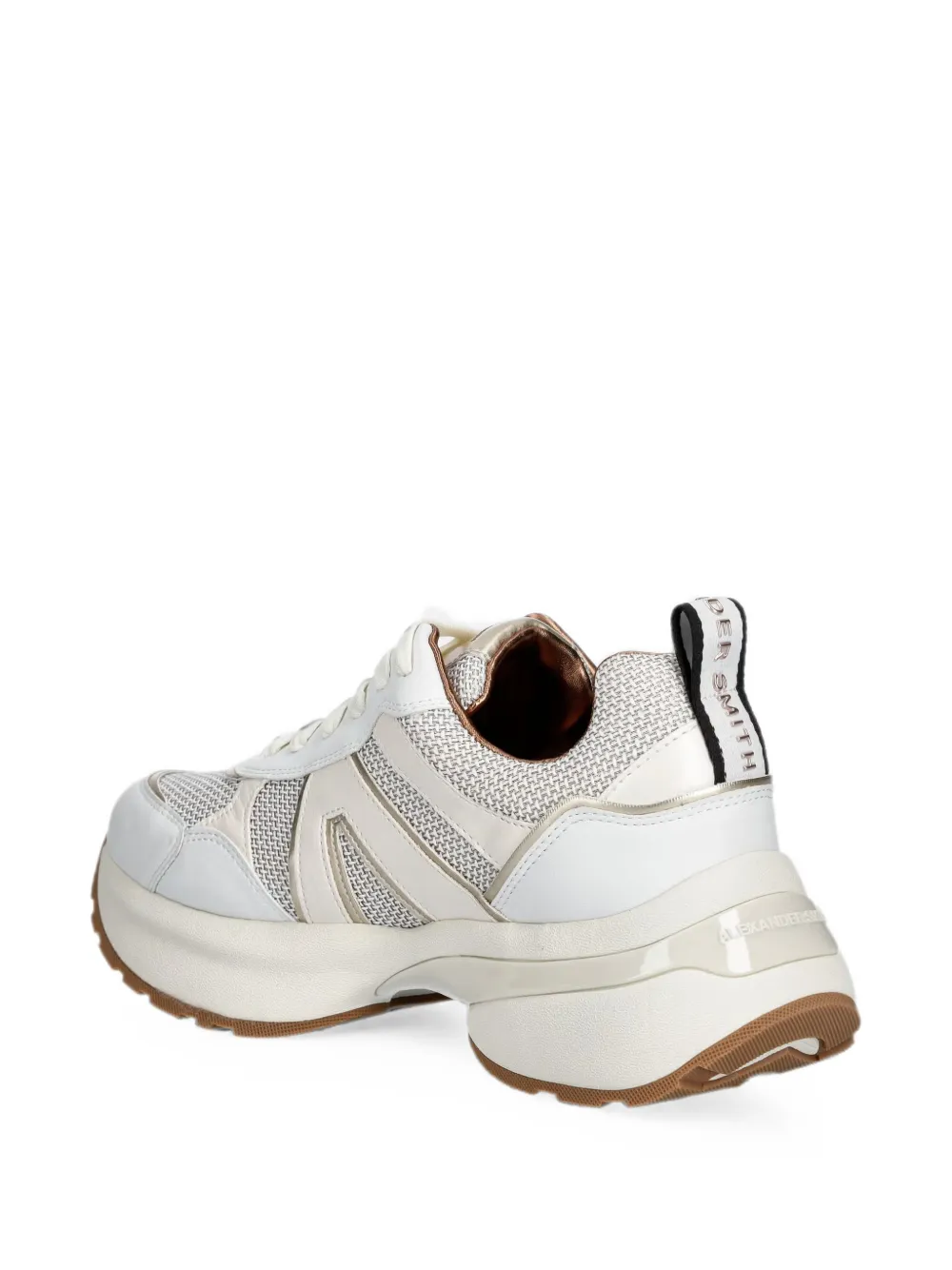 Alexander Smith Victoria chunky-sole panelled sneakers Wit