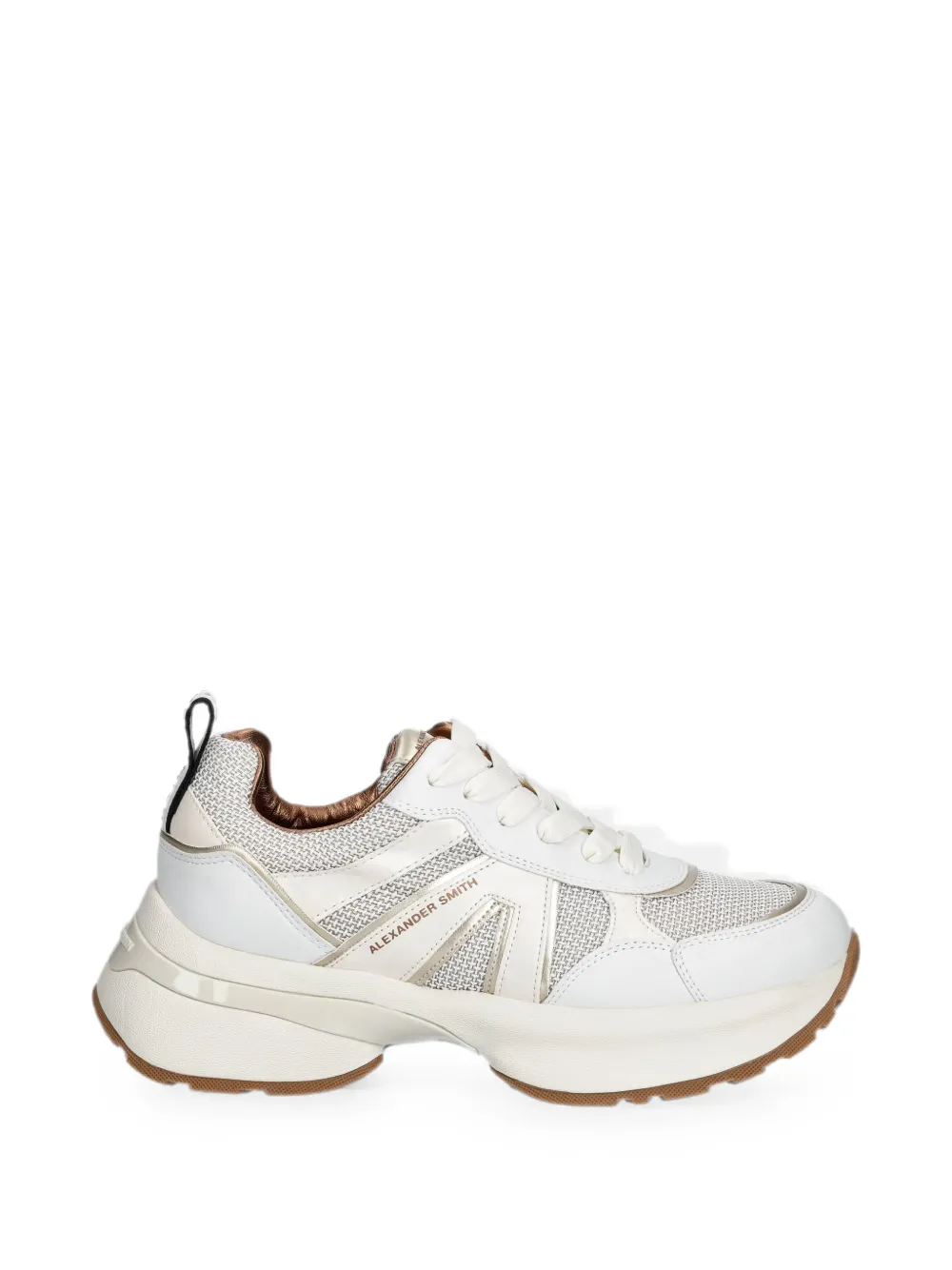 Alexander Smith Victoria chunky-sole panelled sneakers Wit