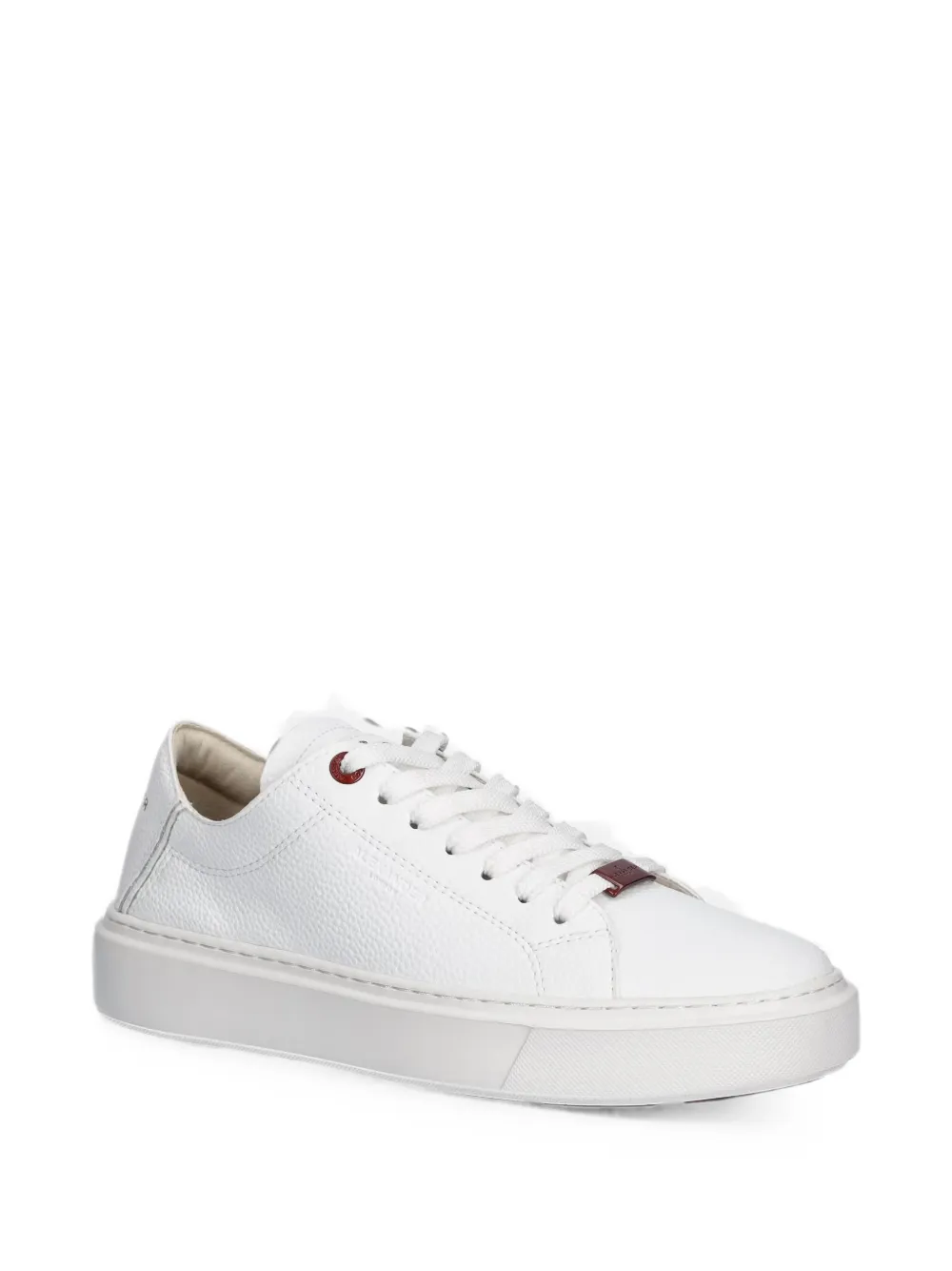 Alexander Smith London pebbled-leather sneakers Wit