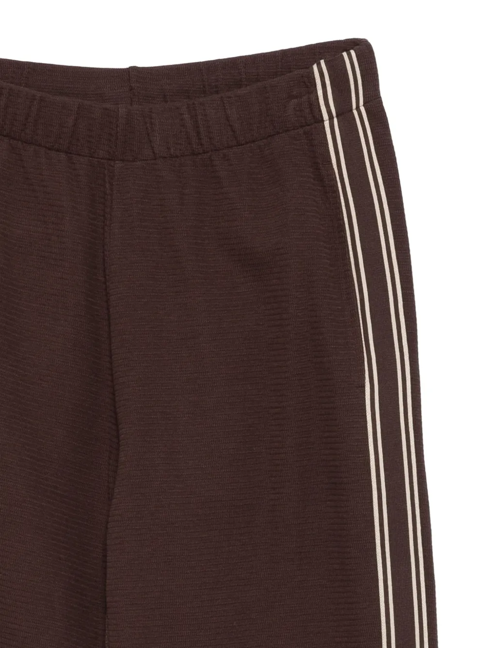 BOSS Levete trainingsbroek met zijstreep Bruin