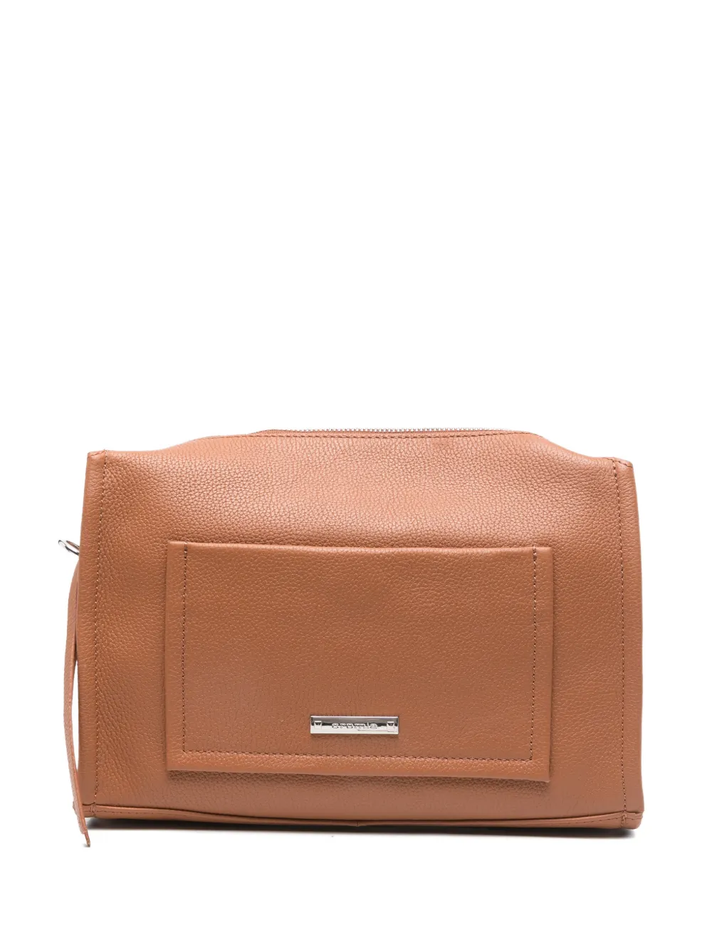 cromia leather cross body bag - Marrone