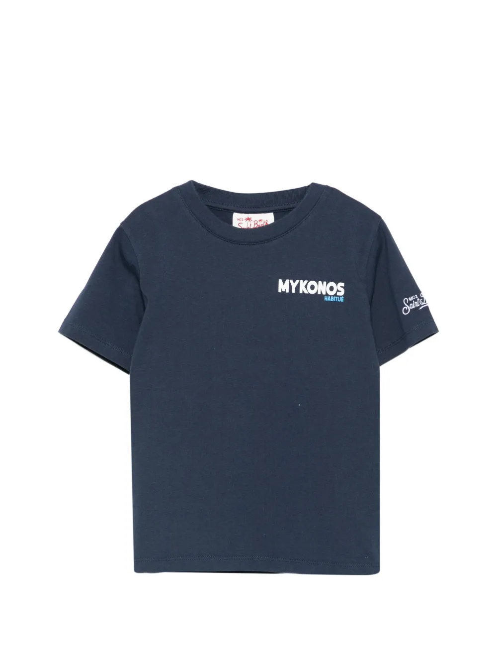 MC2 Saint Barth Kids Portland T-shirt met ronde hals en korte mouwen Blauw