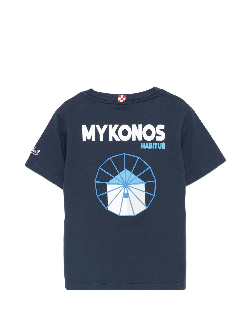 MC2 Saint Barth Kids Portland T-shirt met ronde hals en korte mouwen Blauw