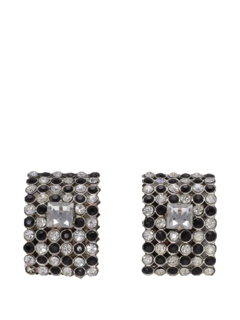 BOZART rectangular clip-on earrings