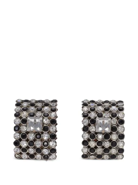 BOZART rectangular clip-on earrings