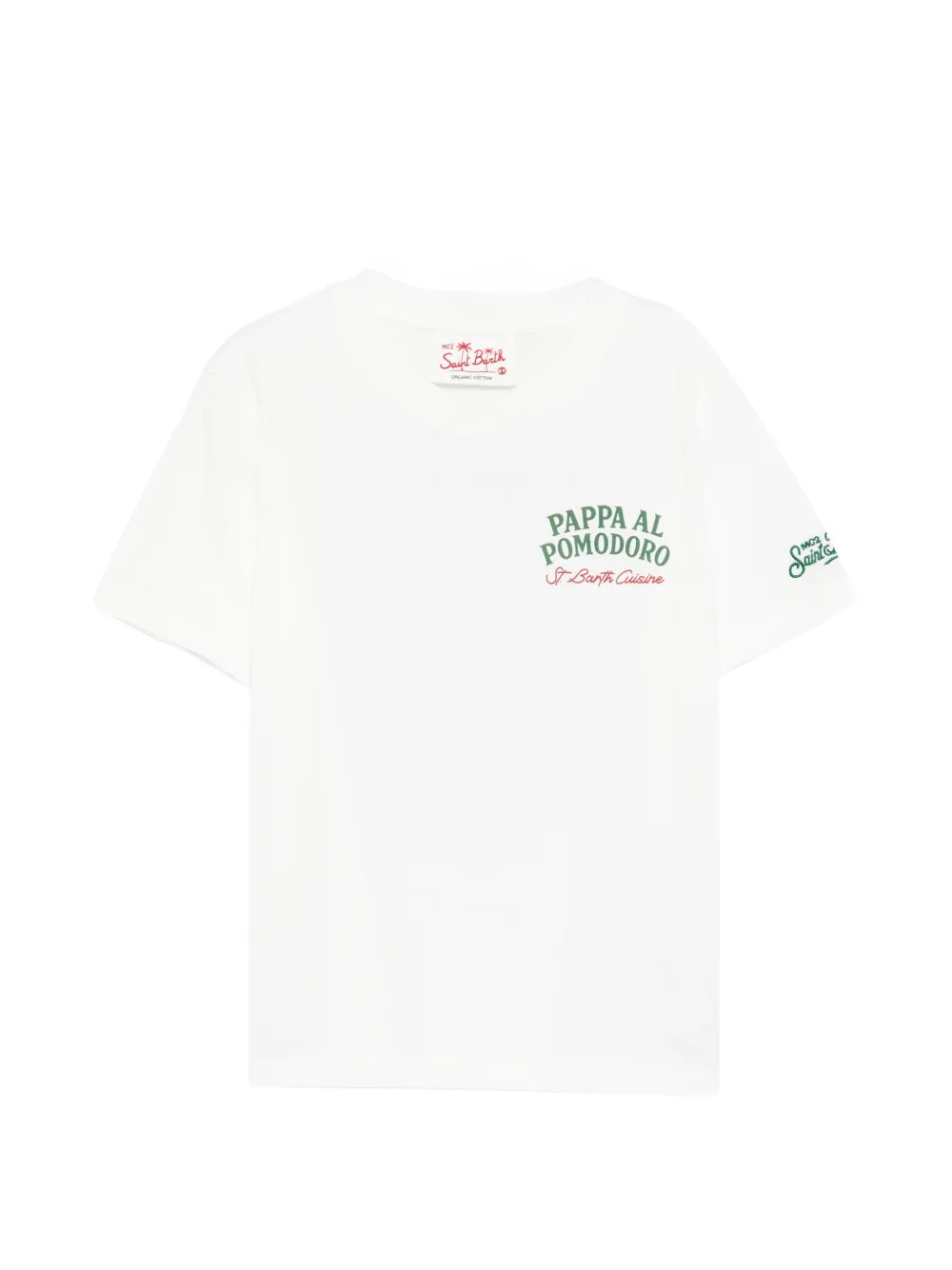 MC2 Saint Barth Kids lettering T-shirt - Bianco