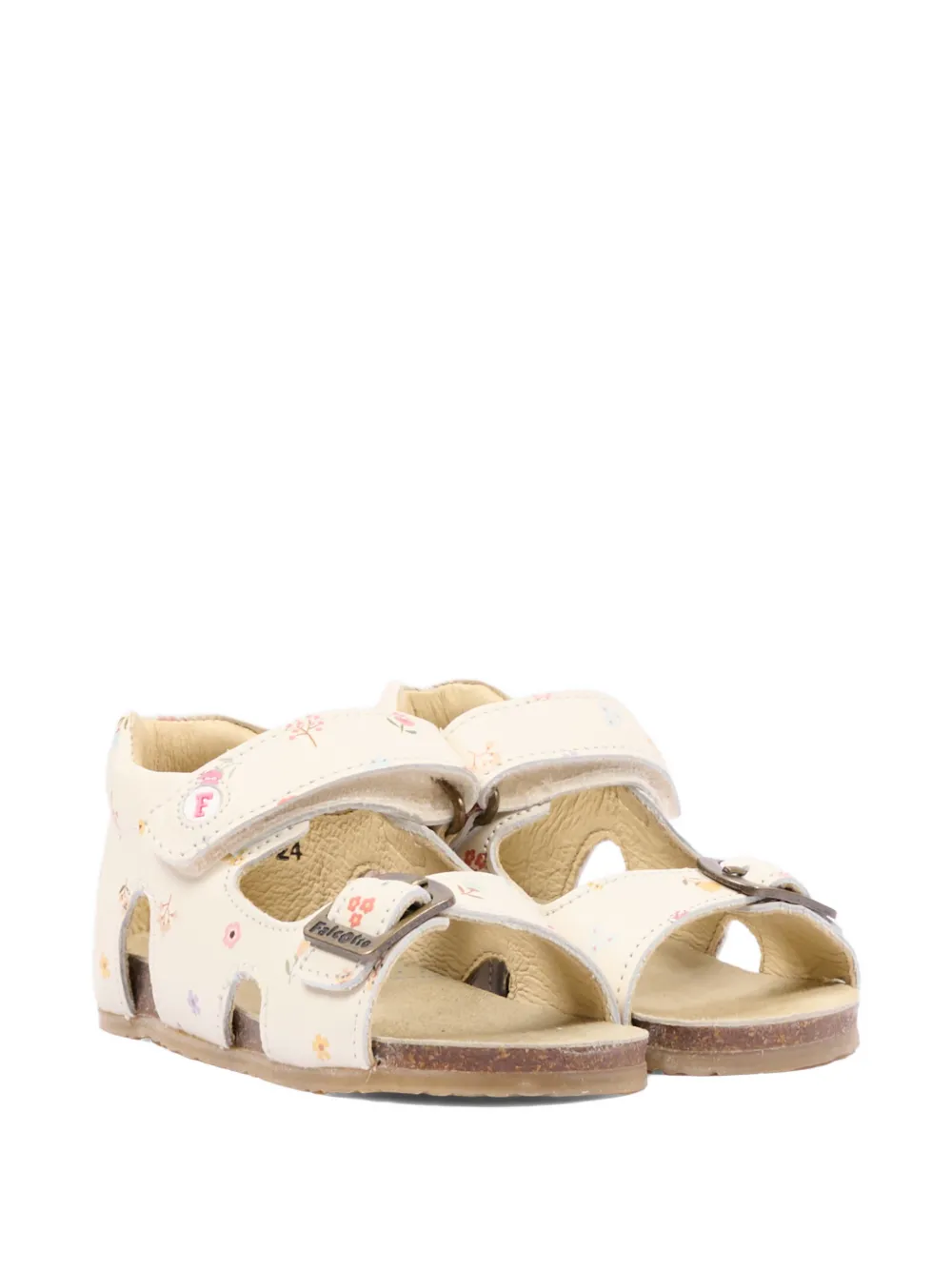 Falcotto floral buckle sandals - Toni neutri