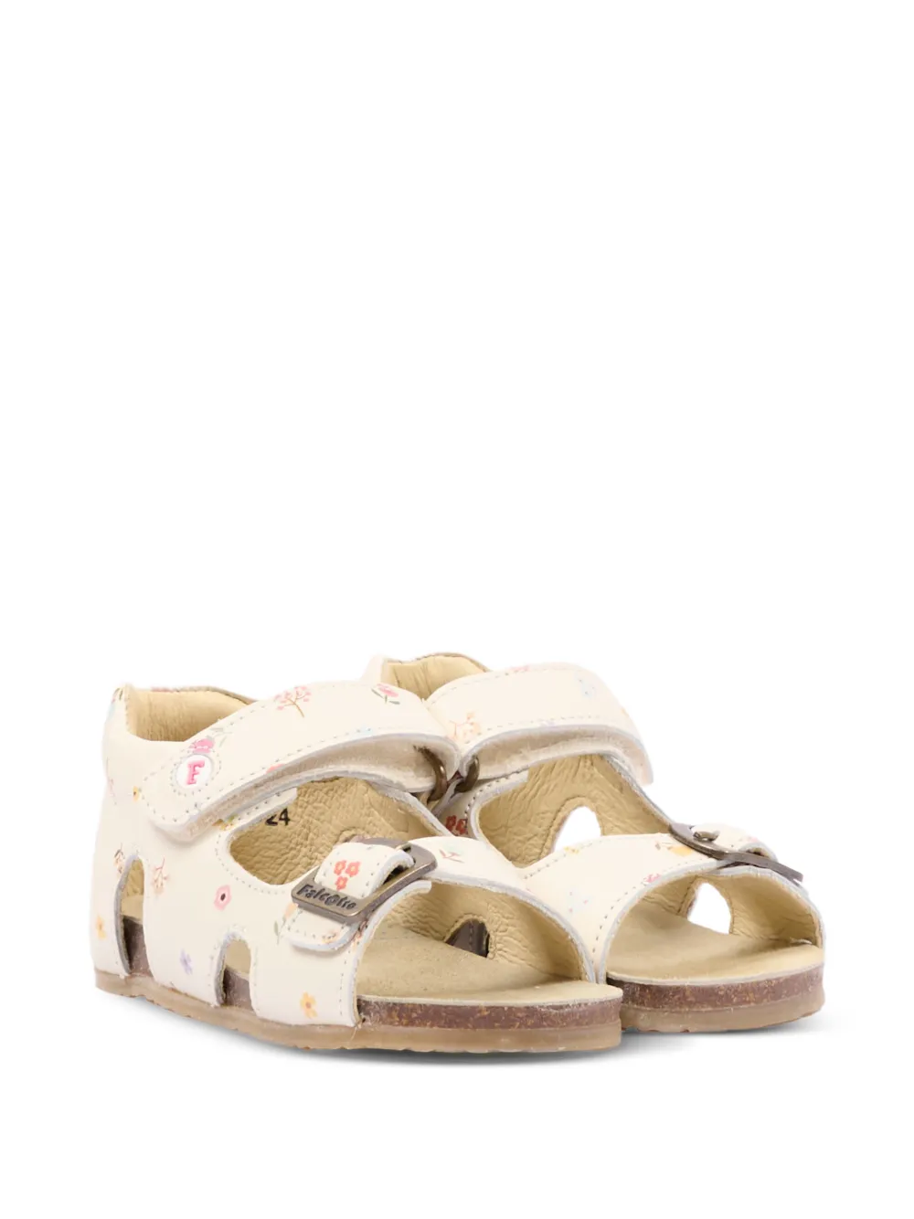 Falcotto floral buckle sandals - Toni neutri
