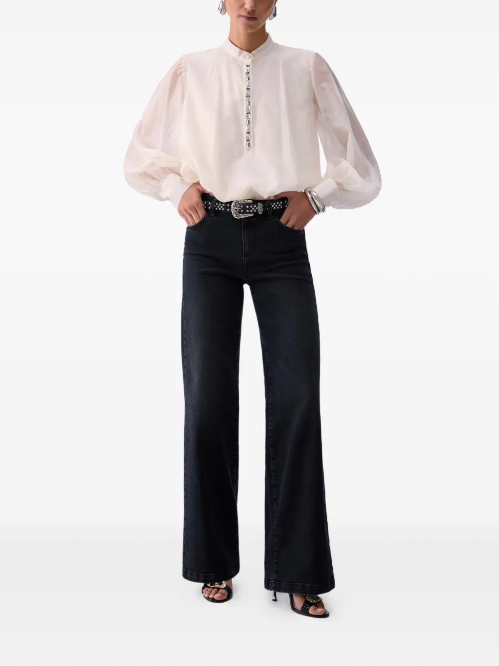 LIU JO Flared jeans Zwart