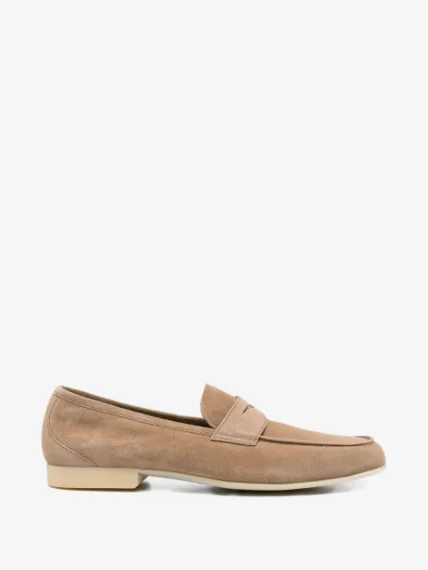 Fratelli Rossetti suede penny loafers