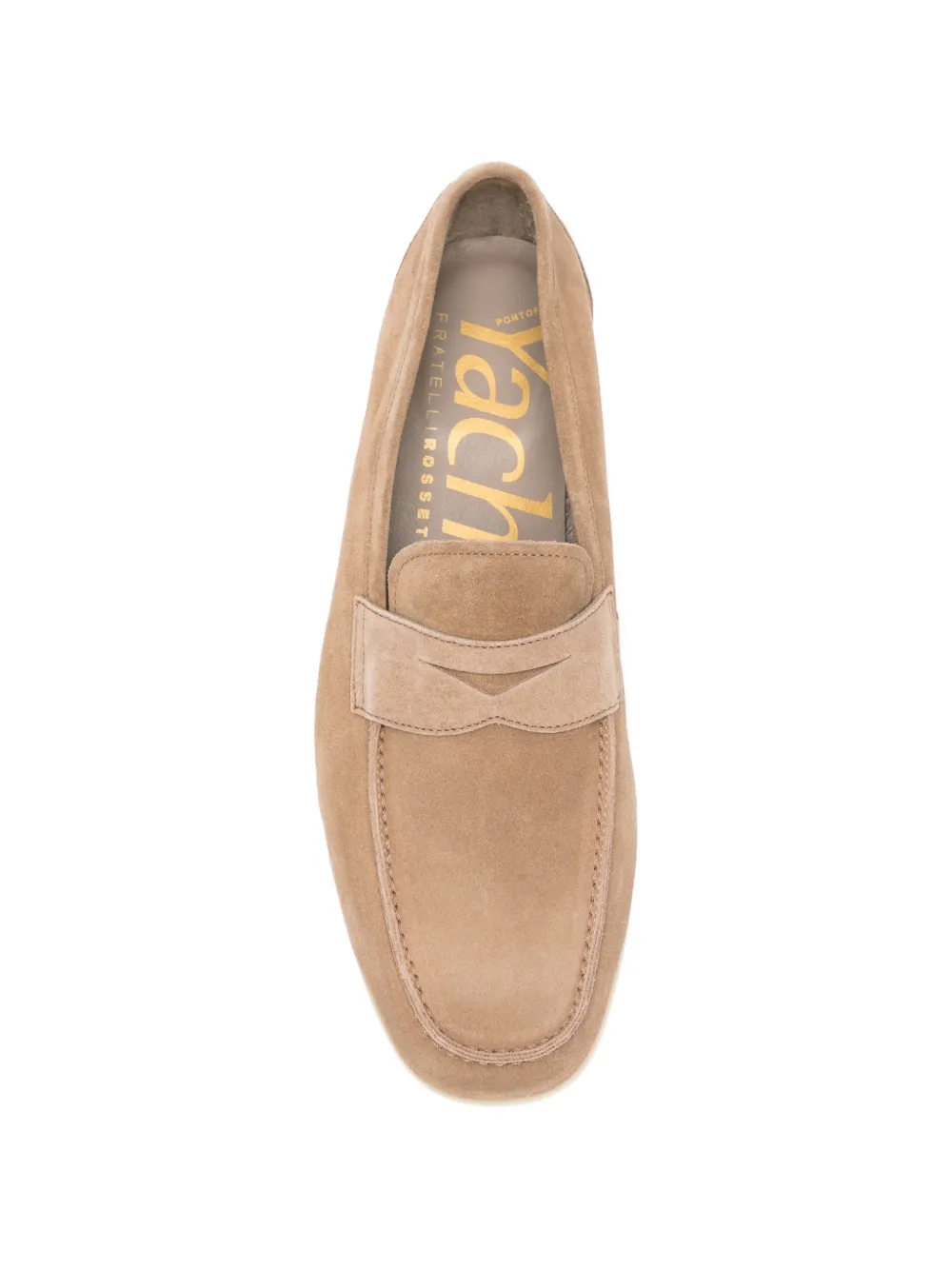 Fratelli Rossetti suede penny loafers Beige