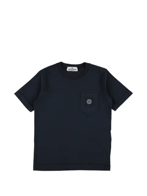 Stone Island Junior t-shirt à poche poitrine