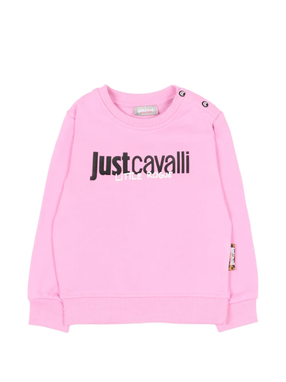 Just Cavalli Kids crewneck sweater - Rosa