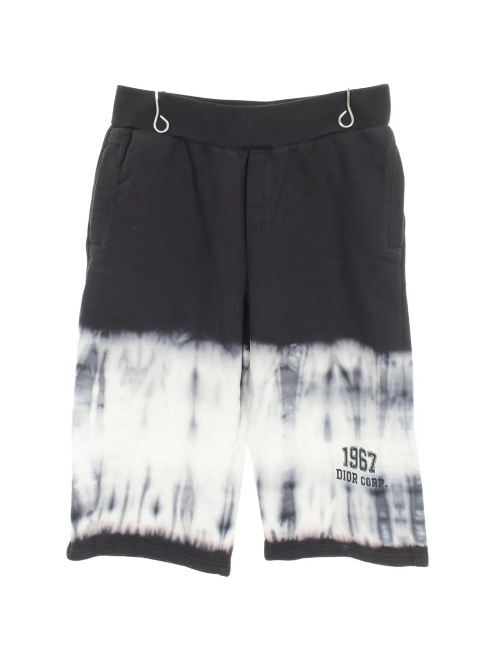 Christian Dior Pre-Owned 2020s tie-dye embroidered-detail track pants - Nero
