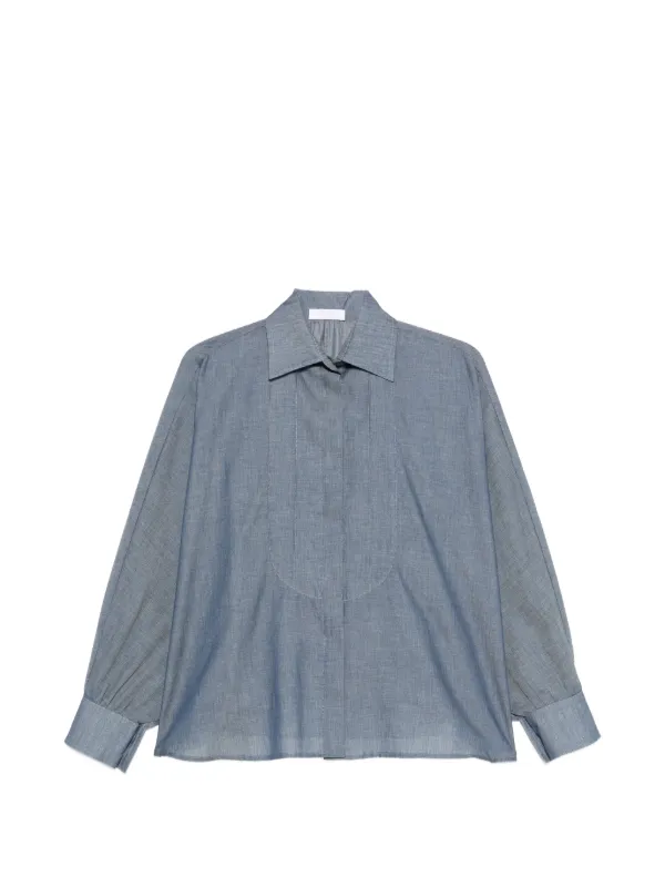 Fedeli Serra Cotton Shirt in Blue