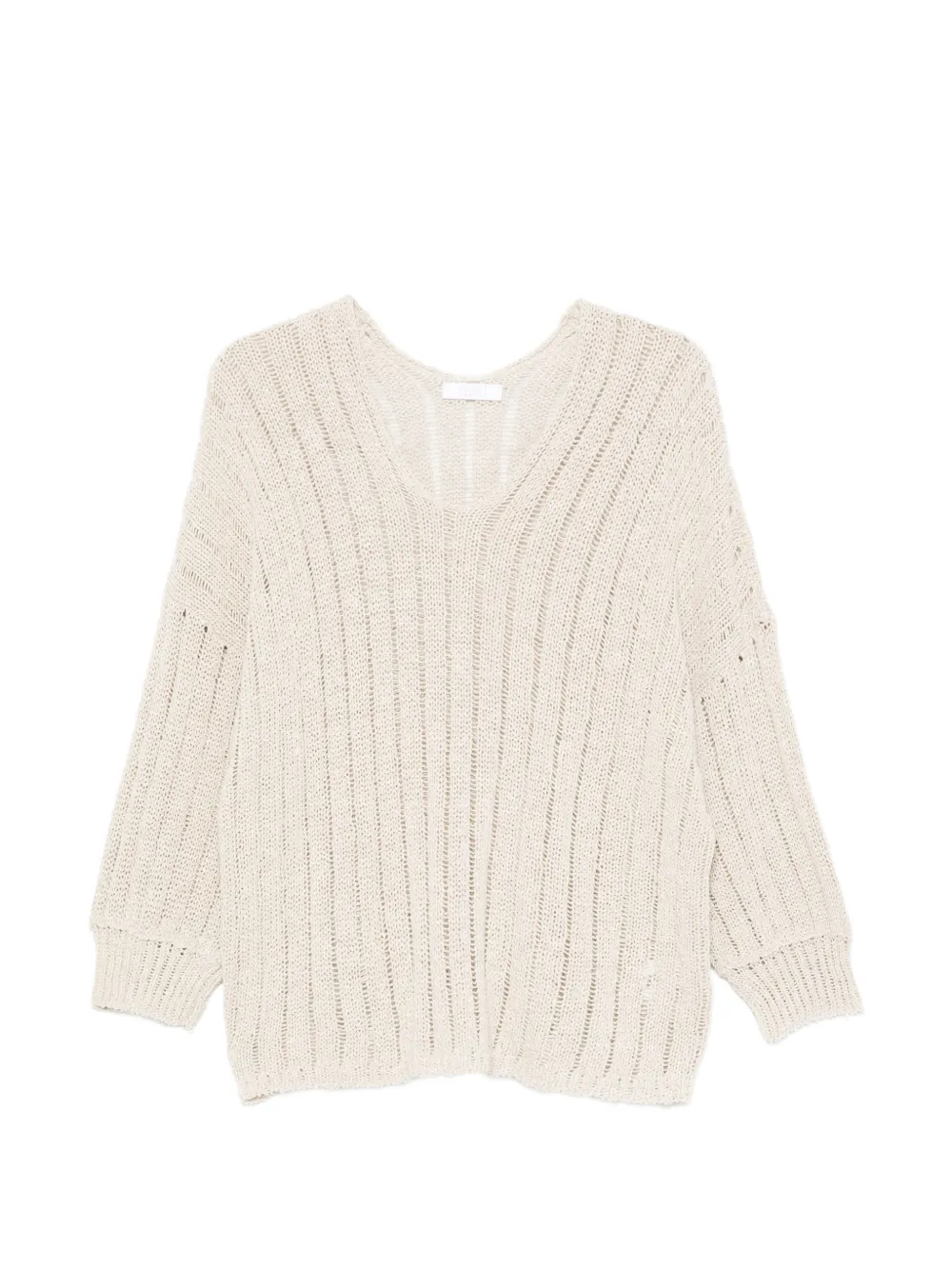 Fedeli open-knit sweater - Neutrals
