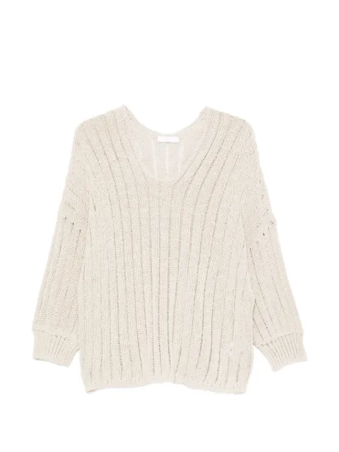 Fedeli open-knit sweater