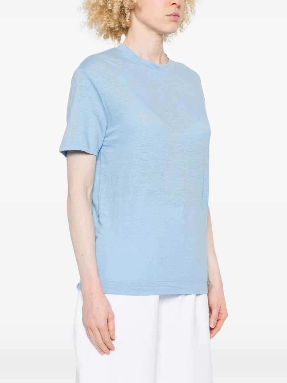  Fedeli Camiseta Con Cuello Redondo - Azul 