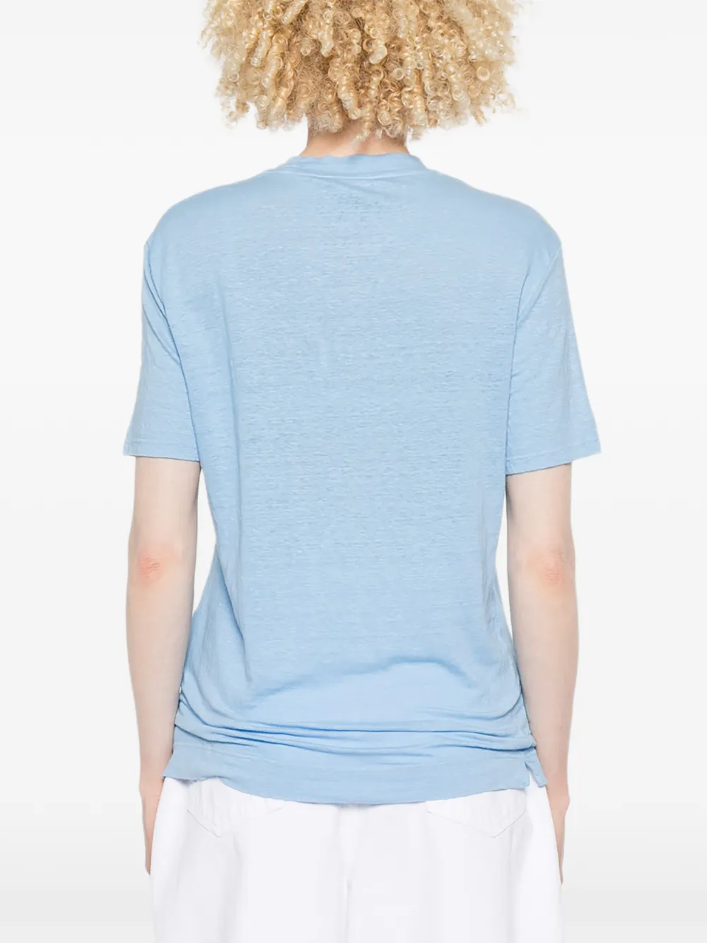 Fedeli T-shirt met ronde hals Blauw