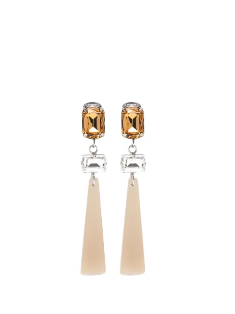 Silvia Gnecchi Andrea crystal-embellished drop earrings