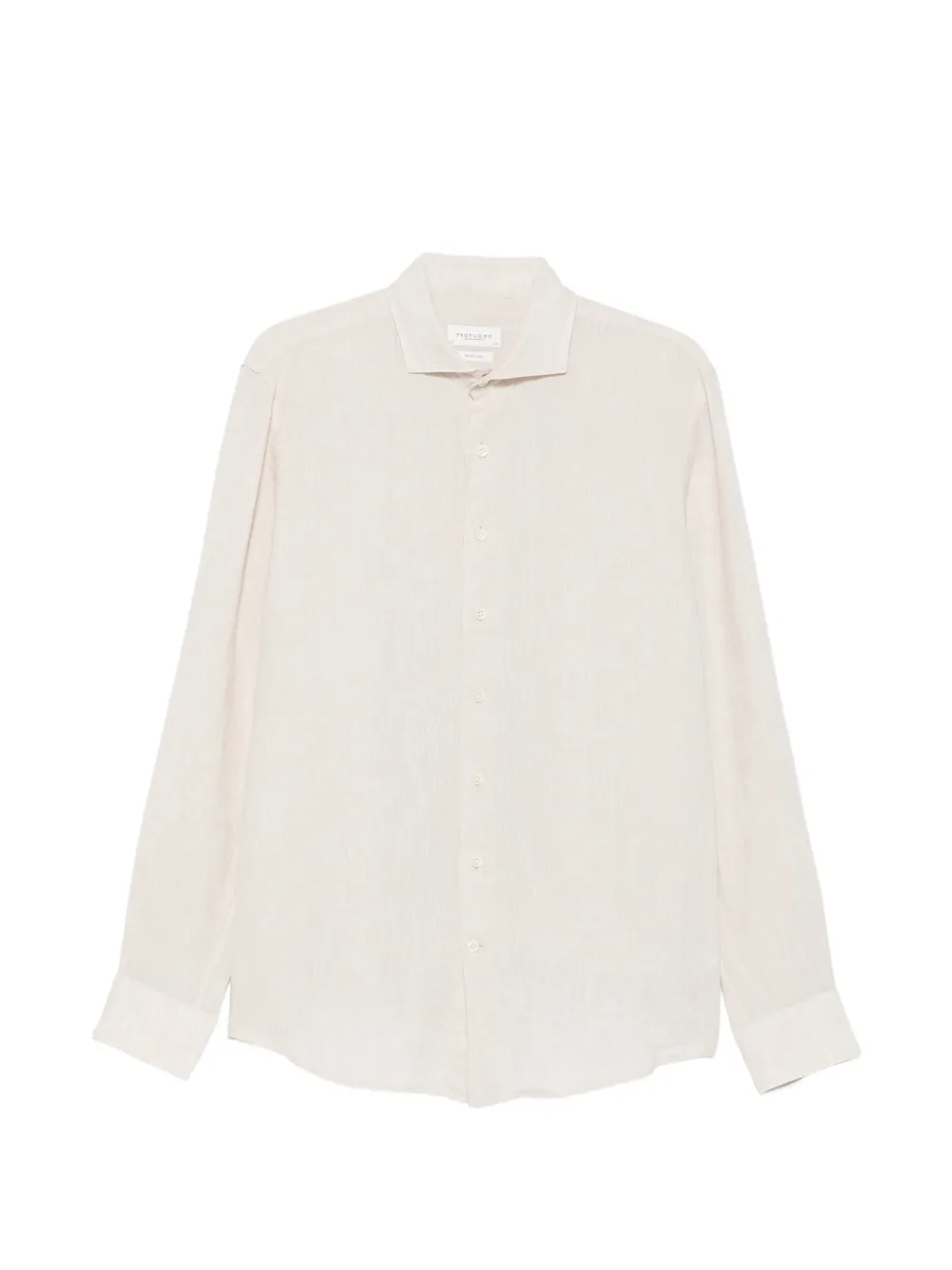 Profuomo French-linen shirt - Toni neutri