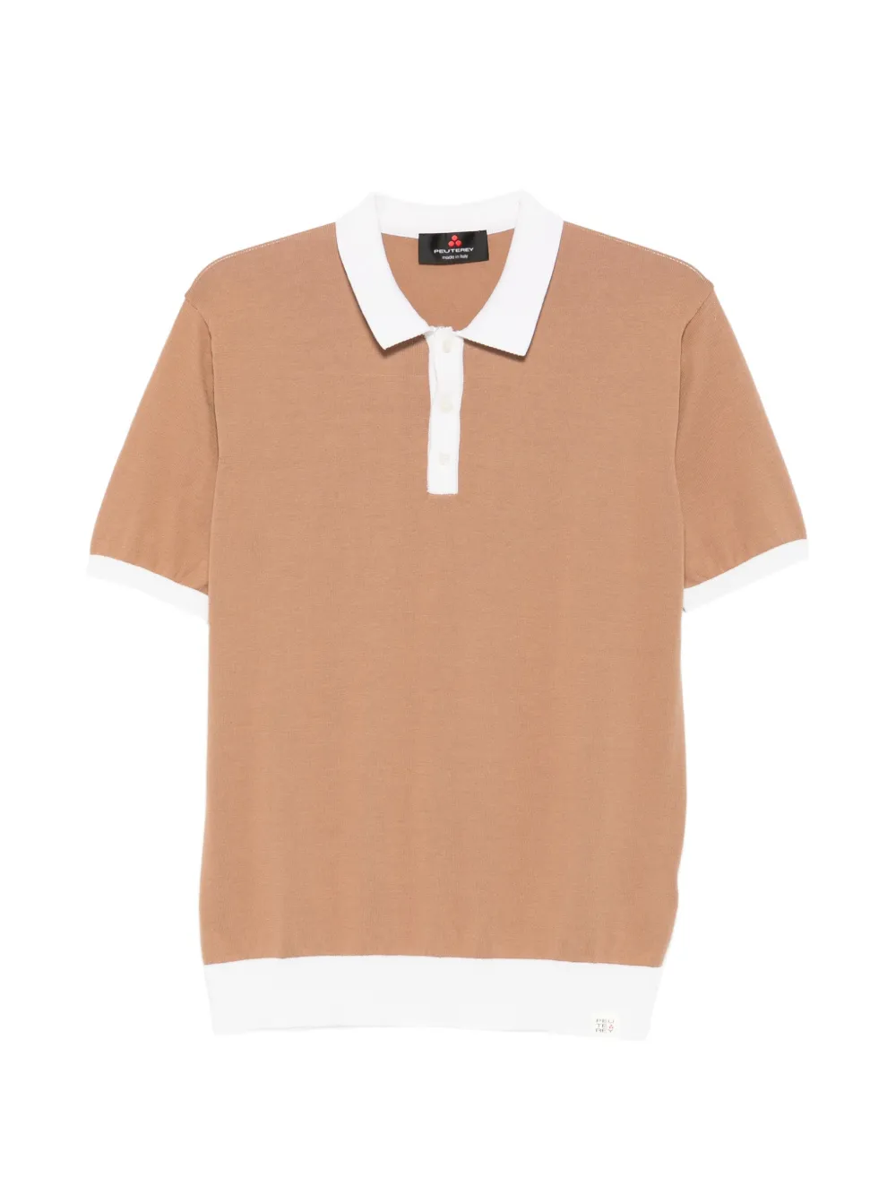 Peuterey Rolle colourblock short-sleeve polo shirt - Toni neutri