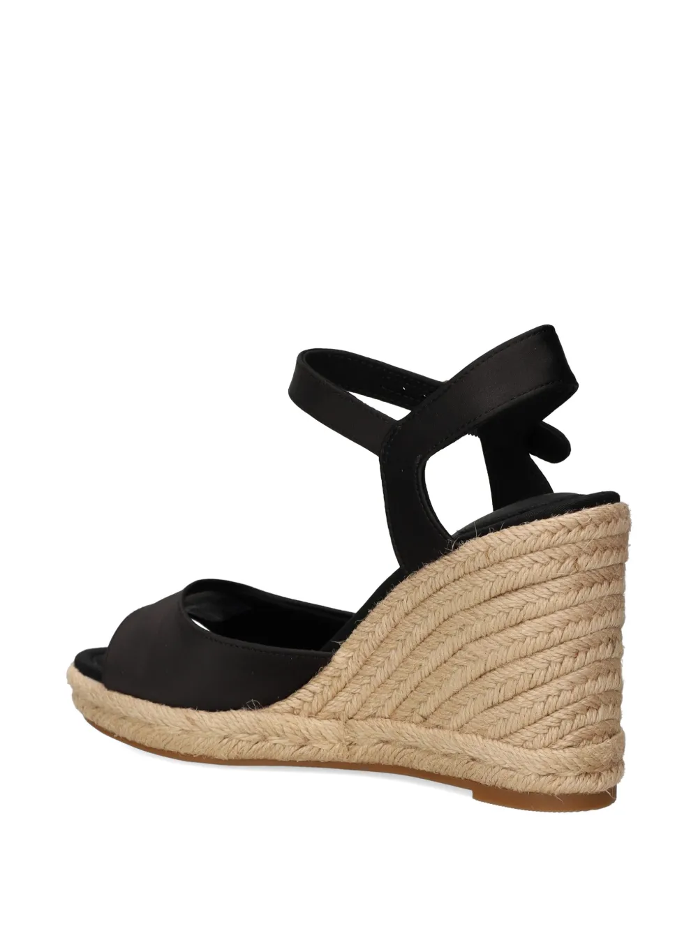 Tommy Hilfiger Sandalen met sleehak Zwart