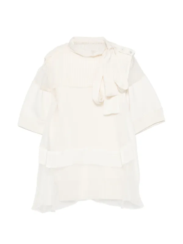 Sacai ボウタイ トップ | ニュートラル | FARFETCH JP
