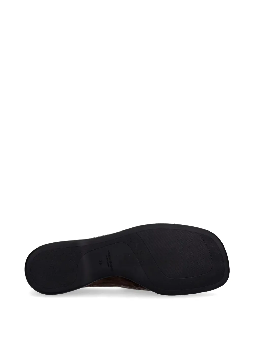 VAGABOND Sammie suède loafers met vierkante neus Bruin