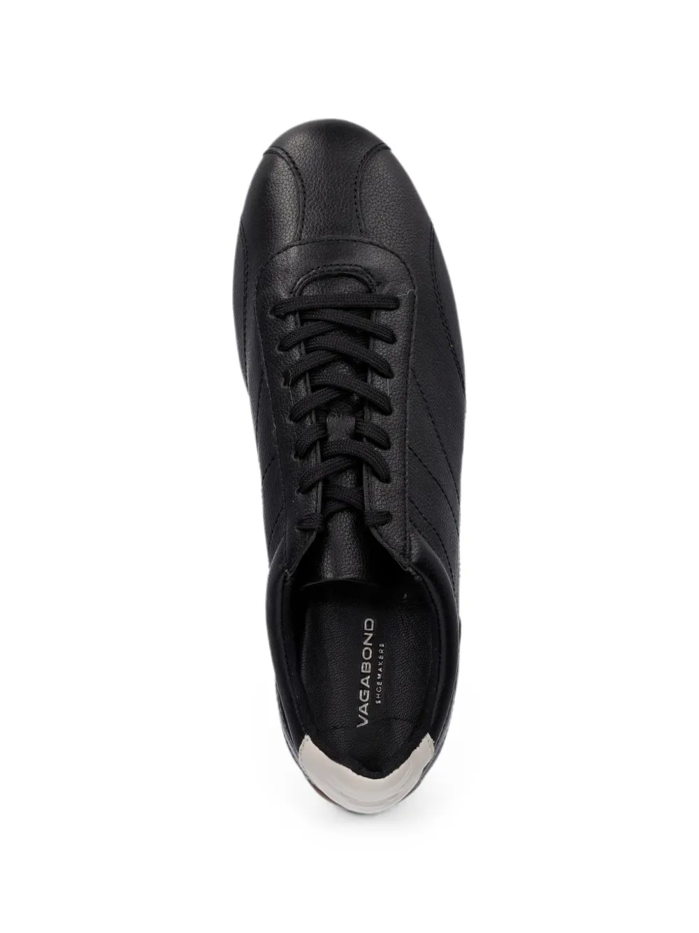 VAGABOND Hollie panelled lace-up sneakers Zwart
