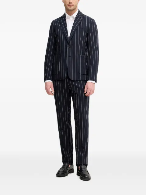 Benetton costume à fines rayures