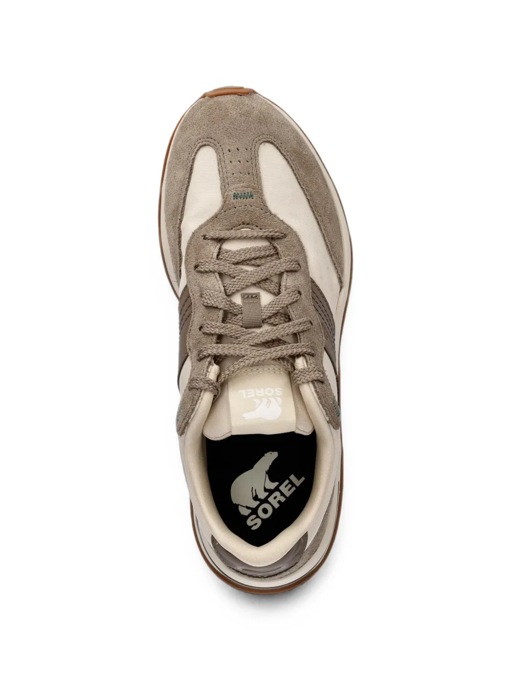 SOREL Kinetic suede-panelled sneakers Beige