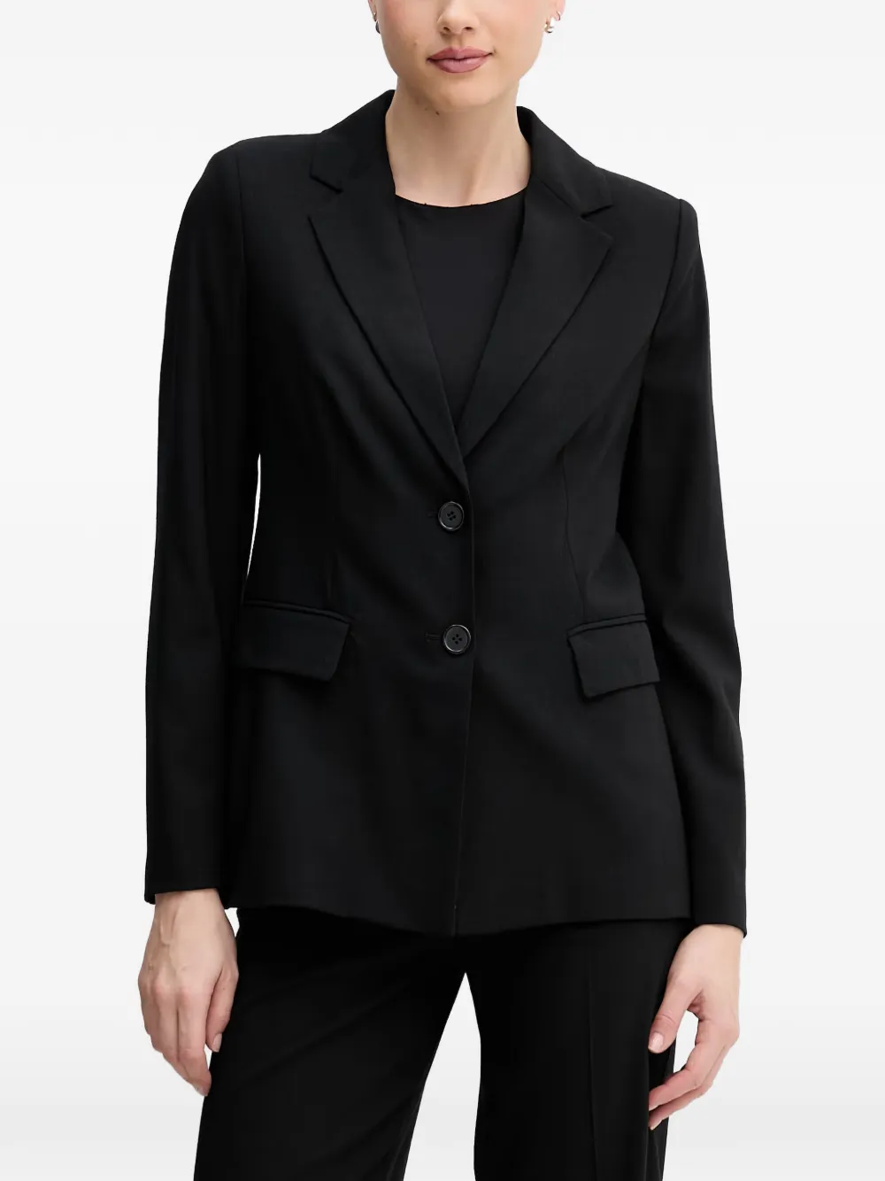 Benetton notched-lapels single-breasted blazer