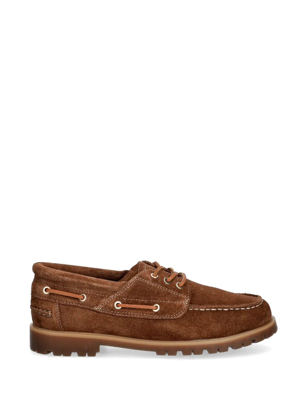 VAGABOND Joslyn suede boat shoes - Marrone