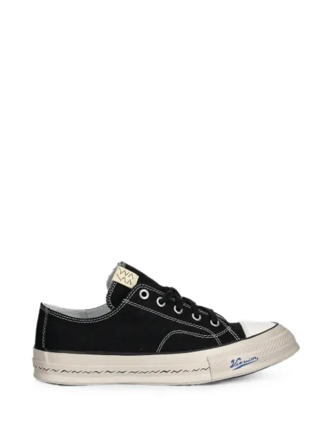visvim Tênis cano baixo com patch de logo