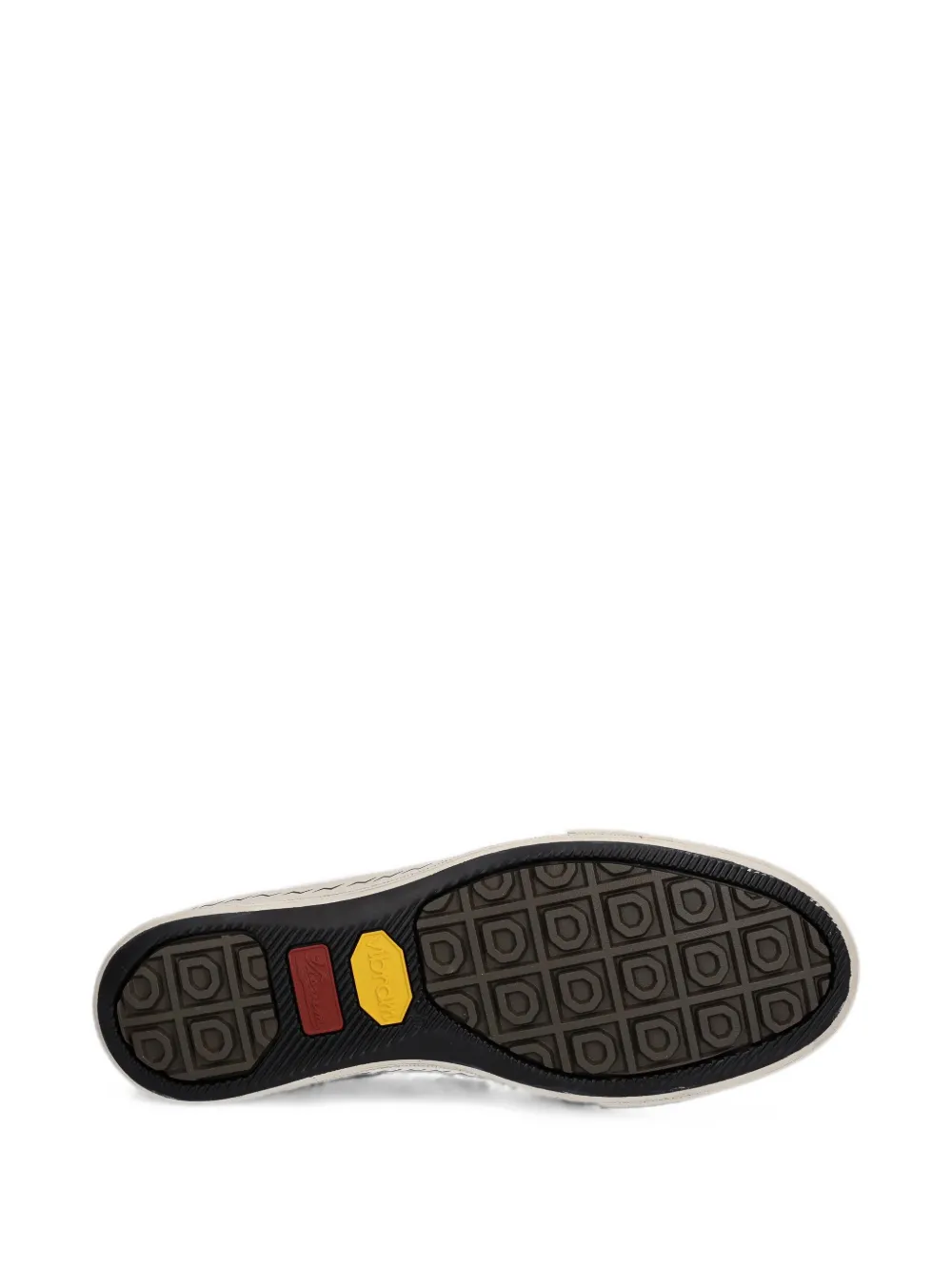visvim logo-patch low-top sneakers Zwart