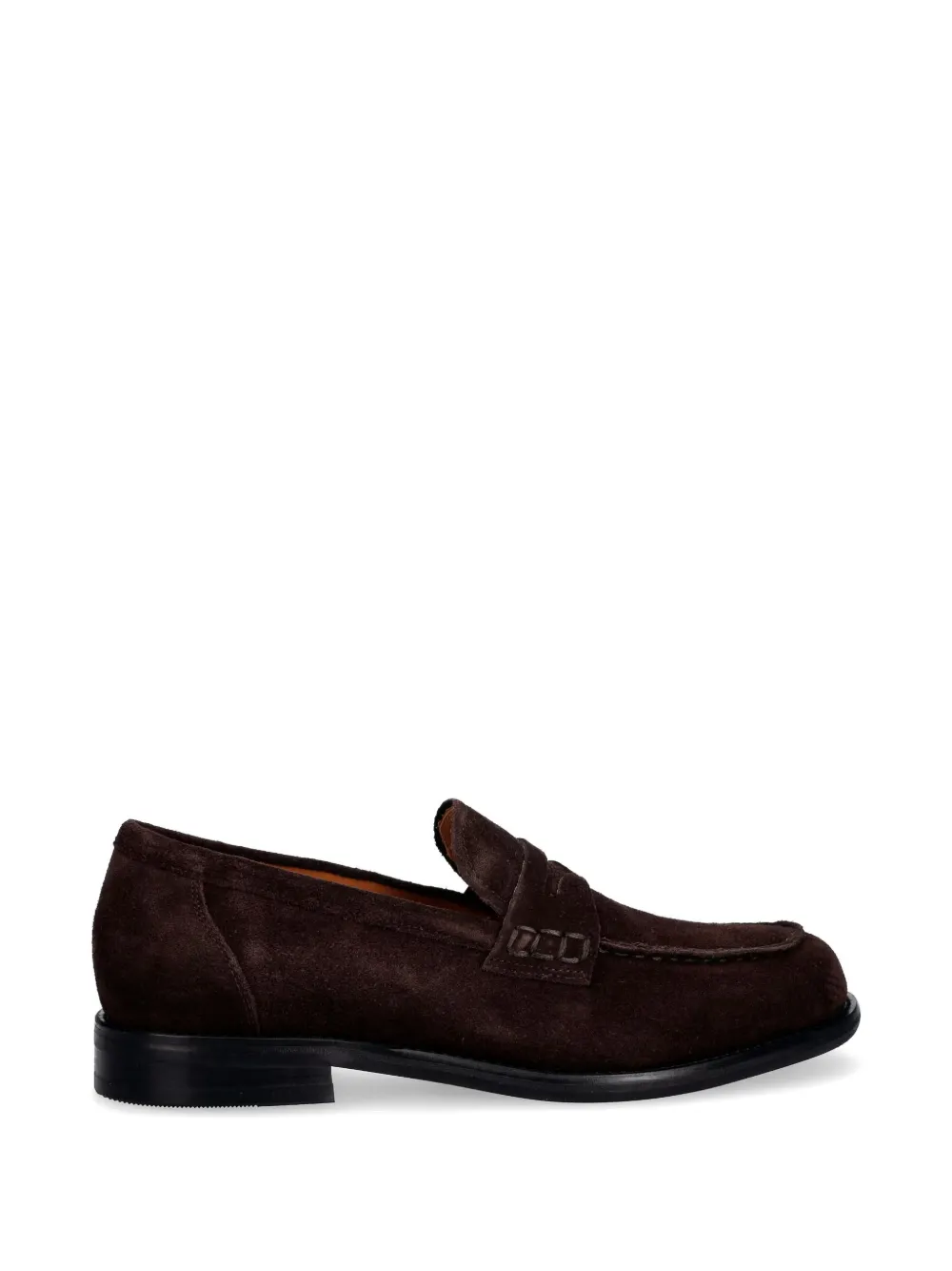 VAGABOND Linn suede penny loafers Bruin