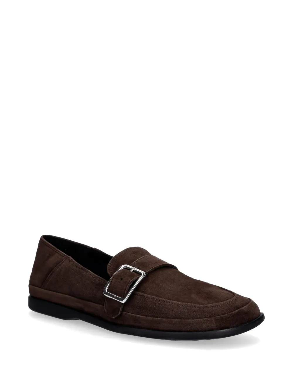 VAGABOND Sammie buckle-fastening suede loafers Bruin