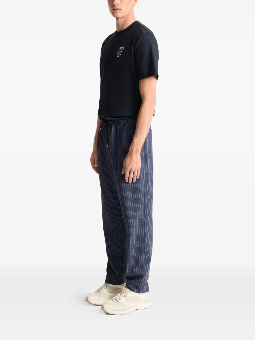 Fusalp Nobrel broek met krijtstreep en trekkoord Blauw