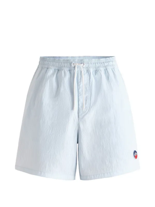 Fusalp Halfi Drawstring Textured Swim Shorts in Blue
