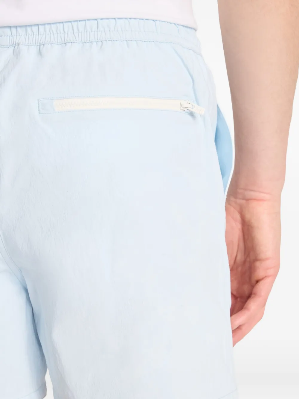 Fusalp Halfi zwembroek met trekkoord en textuur Blauw