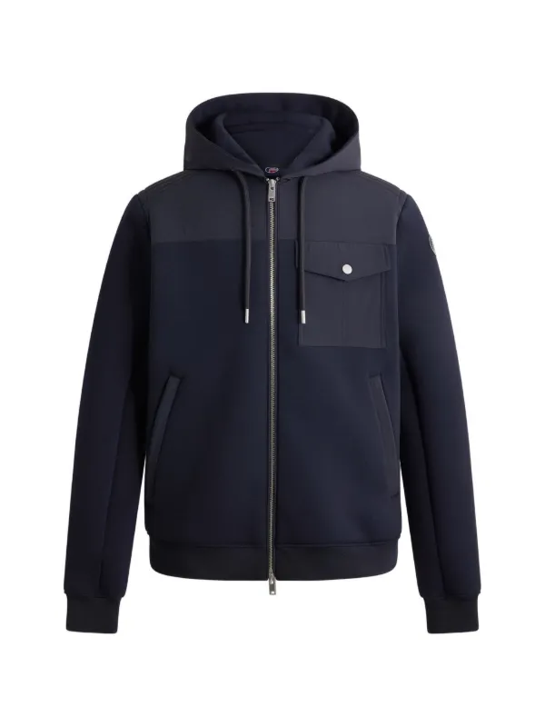 Fusalp Cimarag Hooded Bomber Jacket in Blue