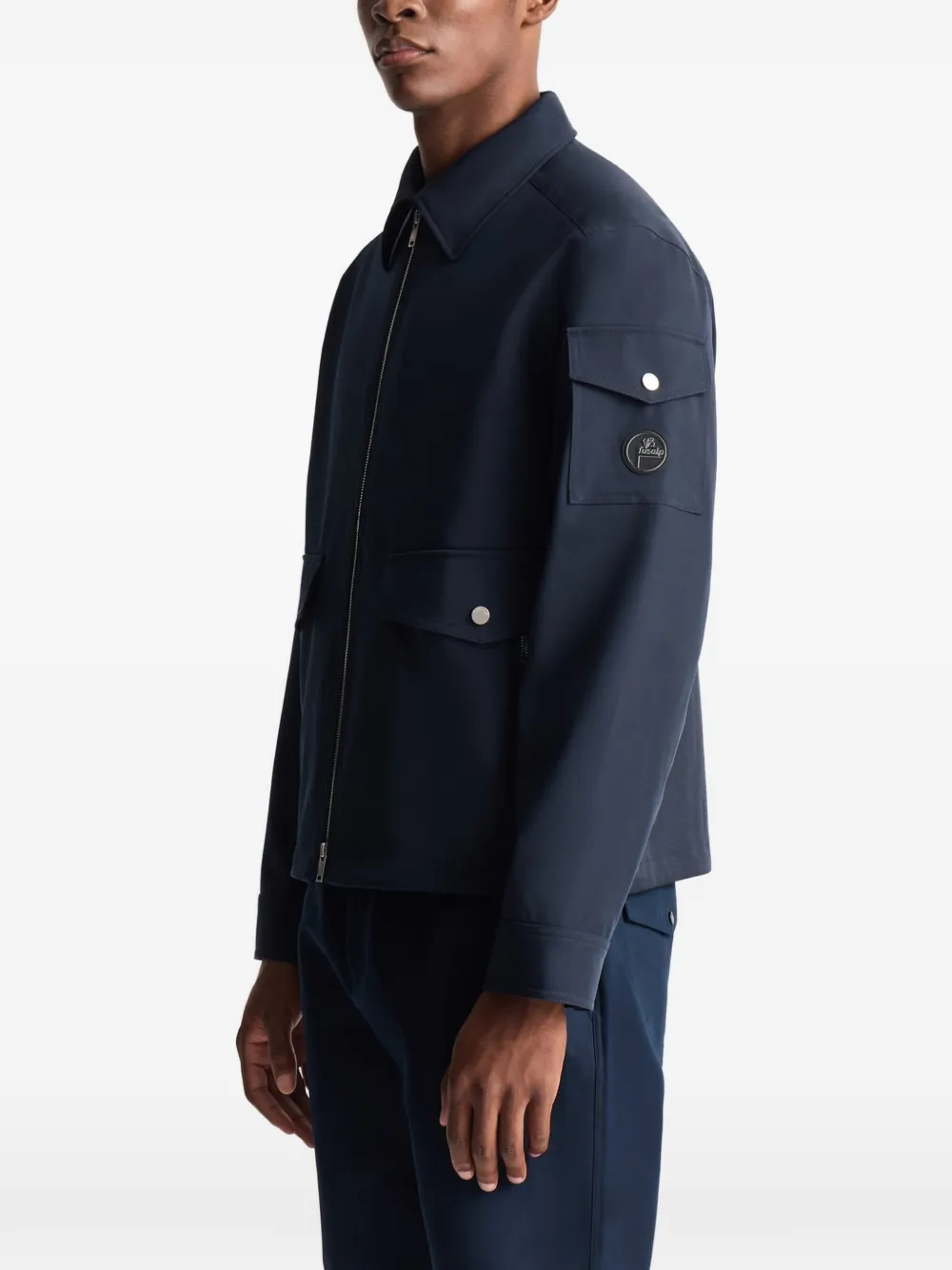 Fusalp Fralis jack met klepzak Blauw