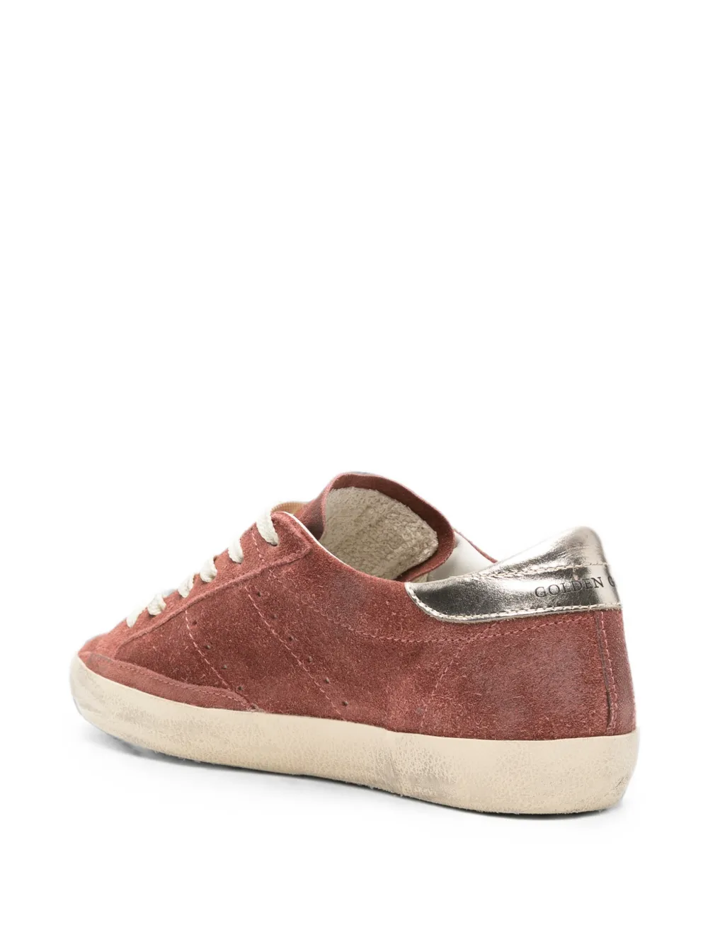 Golden Goose Super-Star suède sneakers Rood