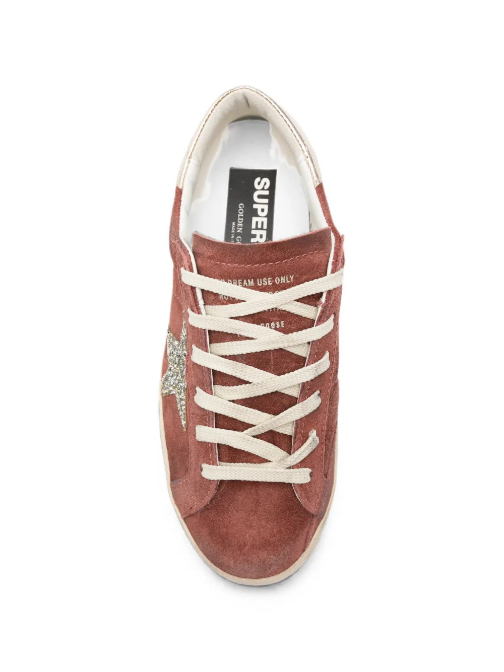 Golden Goose Super-Star suède sneakers Rood